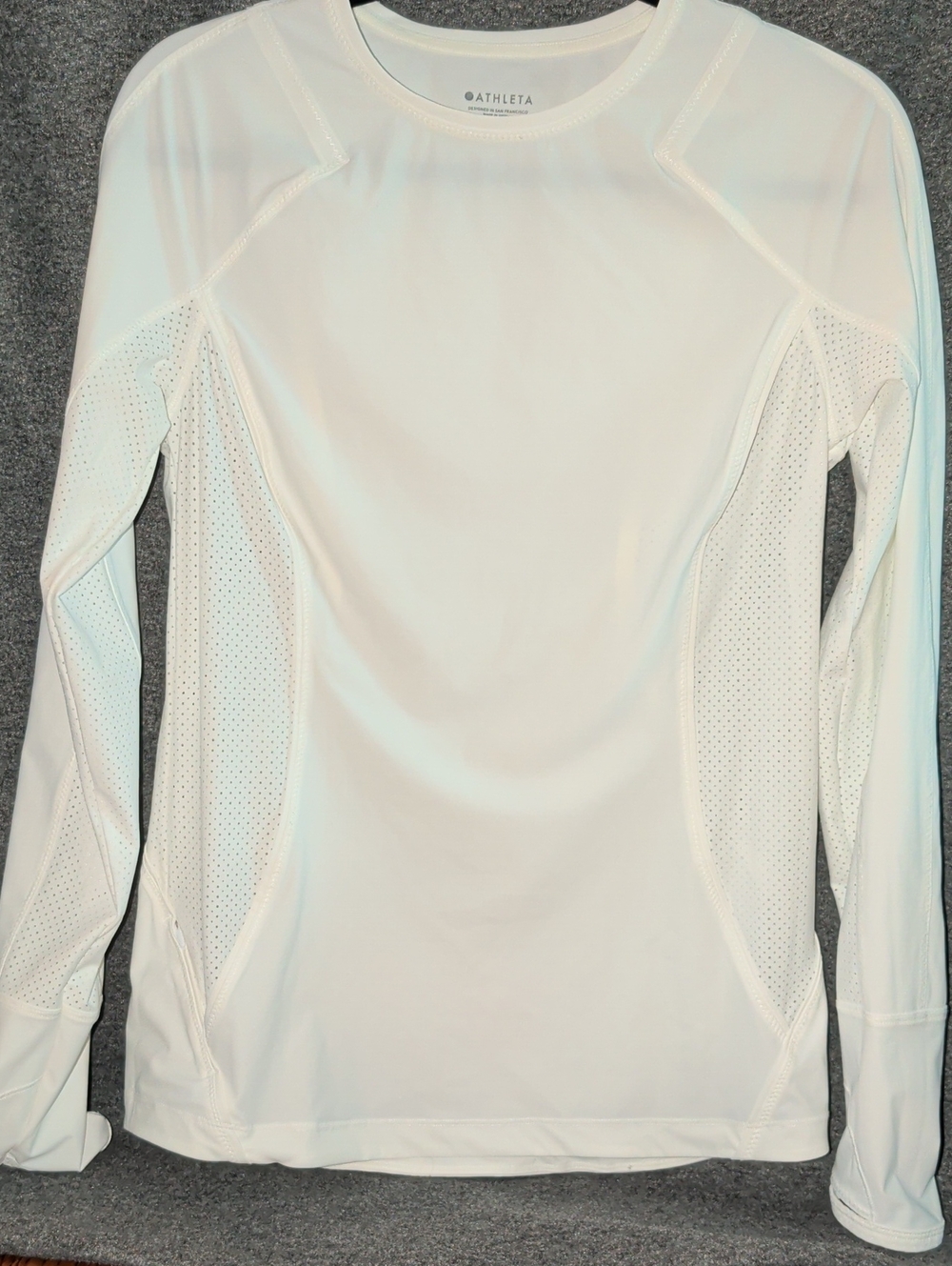 Athleta Pacifica UPF Long Sleeve Rashguard / Swim Top